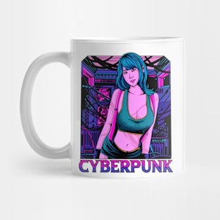 Cyberpunk girl Mug